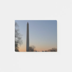 Notas Post-it® Monumento a Washington al atardecer en DC