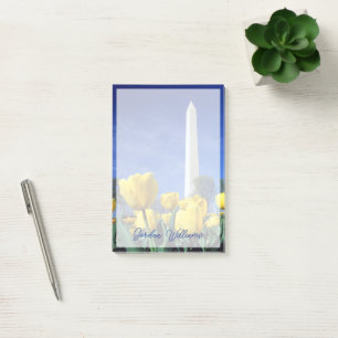 Notas Post-it® Monumentos   Monumento a Washington en primavera
