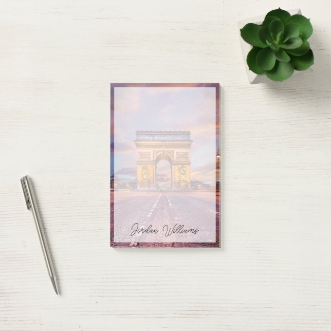 Notas Post-it® Monuments | Arc de Triomphe, Paris France (Oficina)