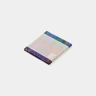 Notas Post-it® Moody Ombre Monograma de Grunge Stardust psicodé