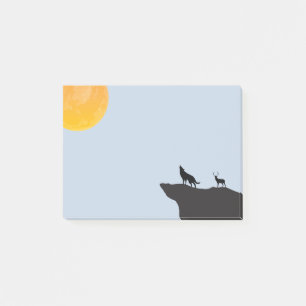Notas Post-it® Moon Wolf 