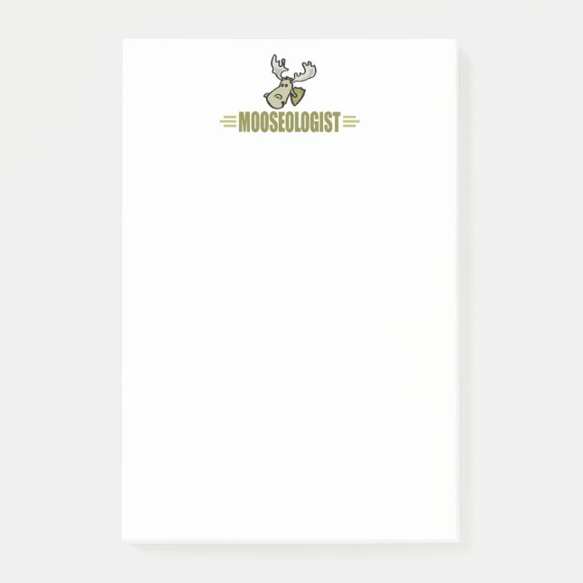 Notas Post-it® Moose gracioso (Anverso)