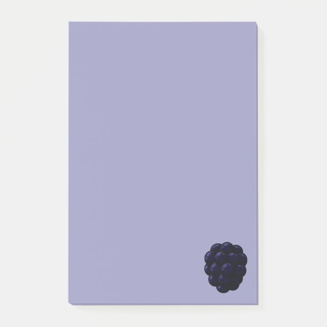 Notas Post-it® Mora - Colección de Frutas - (Anverso)