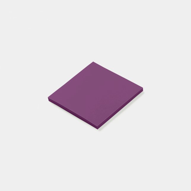 Notas Post-it® Morado de uva (color sólido)  (En perspectiva)