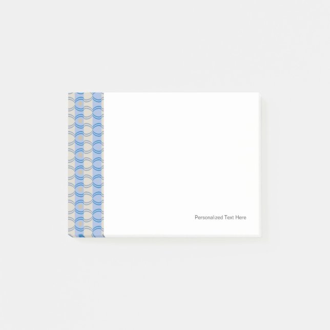 Notas Post-it® Moreno azul común de Candystripe (Anverso)