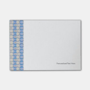 Notas Post-it® Moreno azul común de Candystripe
