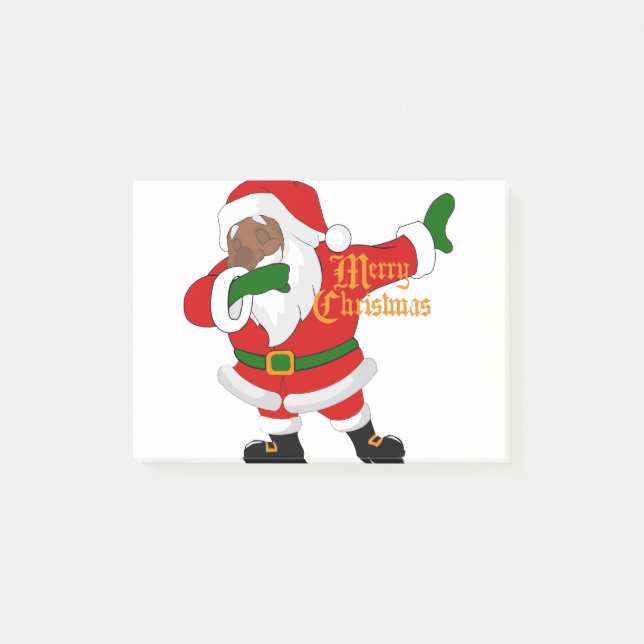 Notas Post-it® moreno santa claus (Anverso)