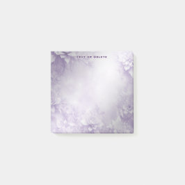 Notas Post-it® Morple White Flowers Post it Notes