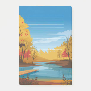 Notas Post-it® Mortalidad Dorada: Lago Otoño
