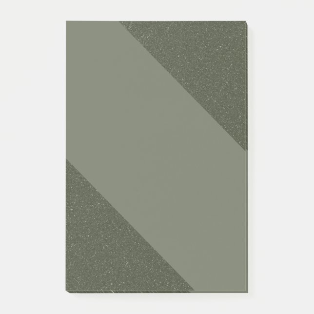 Notas Post-it® Moss Green Textured Post-it Notes (Anverso)