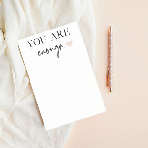 Notas Post-it® Motivación positiva que eres suficiente cita