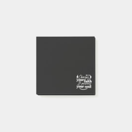 Notas Post-it® Motivational Christian Quote – Charge Your Faith