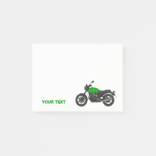 Notas Post-it® Motocicleta (Anverso)