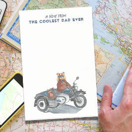 Notas Post-it® Motocicleta: el padre más frío de la historia