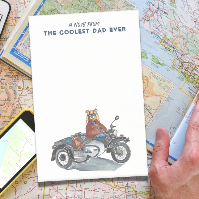 Notas Post-it® Motocicleta: el padre más frío de la historia (Subido por el creador)