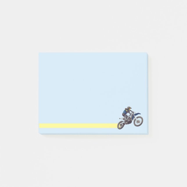 Notas Post-it® Motocross (Anverso)