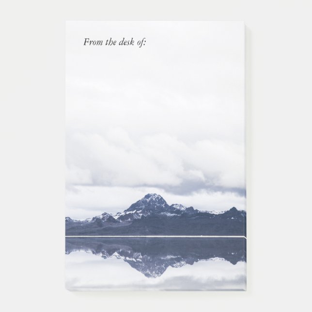 Notas Post-it® Mountain Reflection Post It Notes (Anverso)