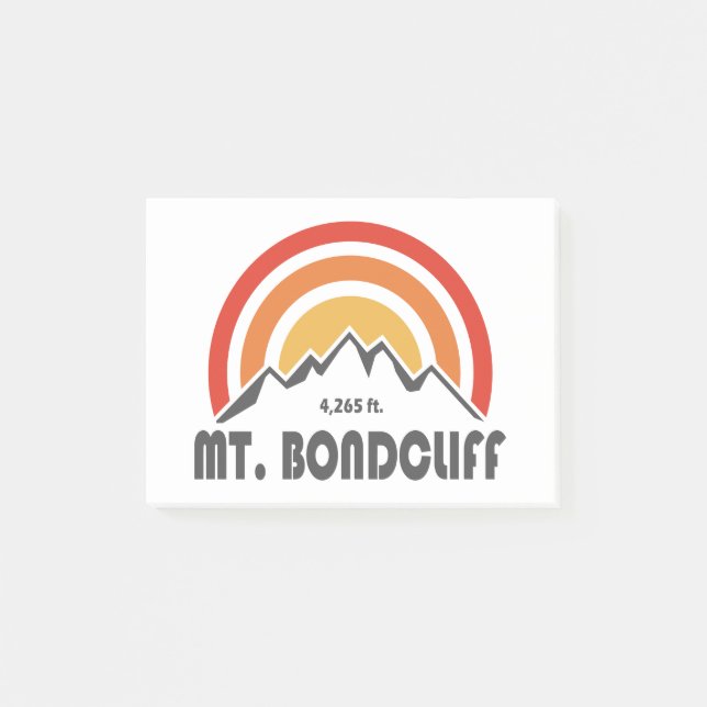Notas Post-it® Mt. Bondcliff New Hampshire (Anverso)