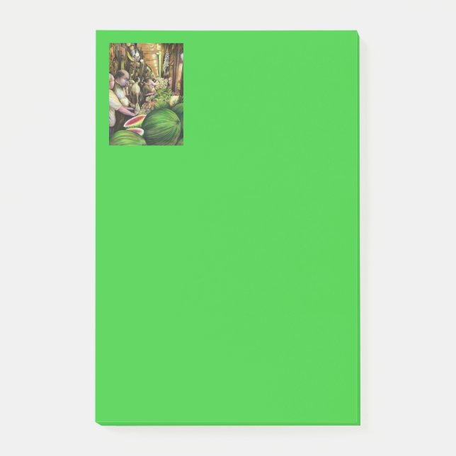 Notas Post-it® Muchos hombres, muchos melones, Budapest (Anverso)