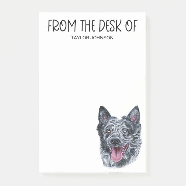 Notas Post-it® Mudi Lover (Anverso)