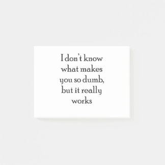 Notas Post-it® Mudo