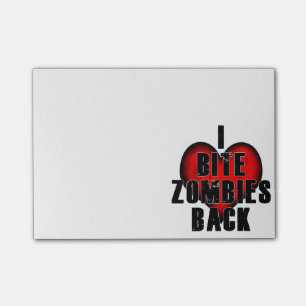 Notas Post-it® Muerdo el post-it de los zombis