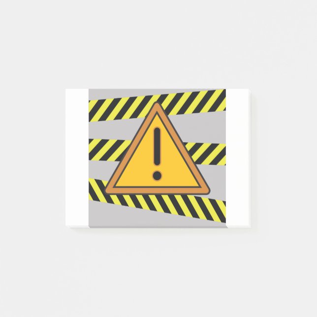 Notas Post-it® muestra 450danger (Anverso)