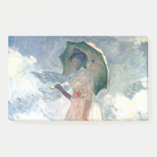 Notas Post-it® Mujer Monet con una sombrilla a la izquierda