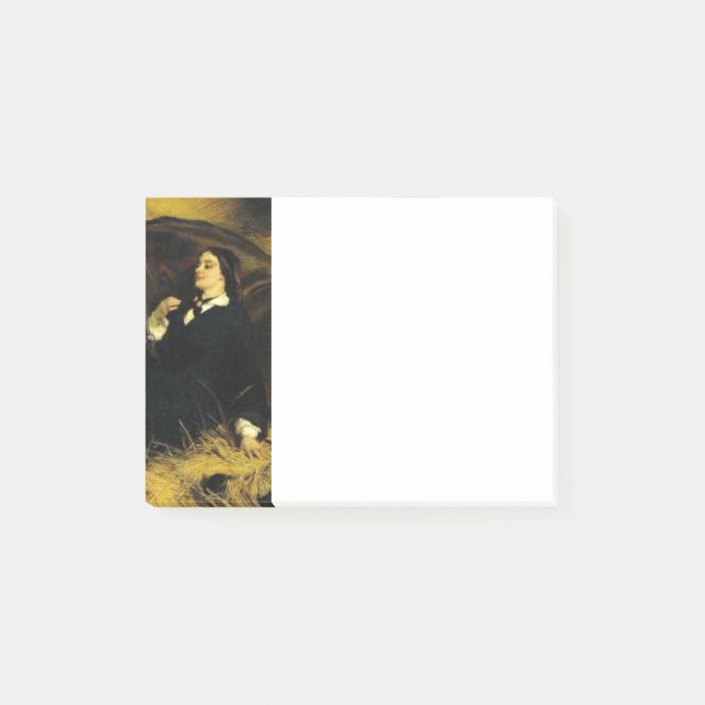 Notas Post-it® Mujer y caballo (Anverso)