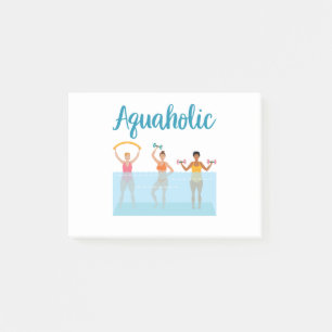 Notas Post-it® Mujeres acuáticas acuáticas aeróbicas acuática