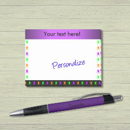 Notas Post-it® Multiarañas brillantes personalizadas