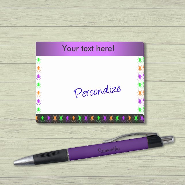 Notas Post-it® Multiarañas brillantes personalizadas (Subido por el creador)