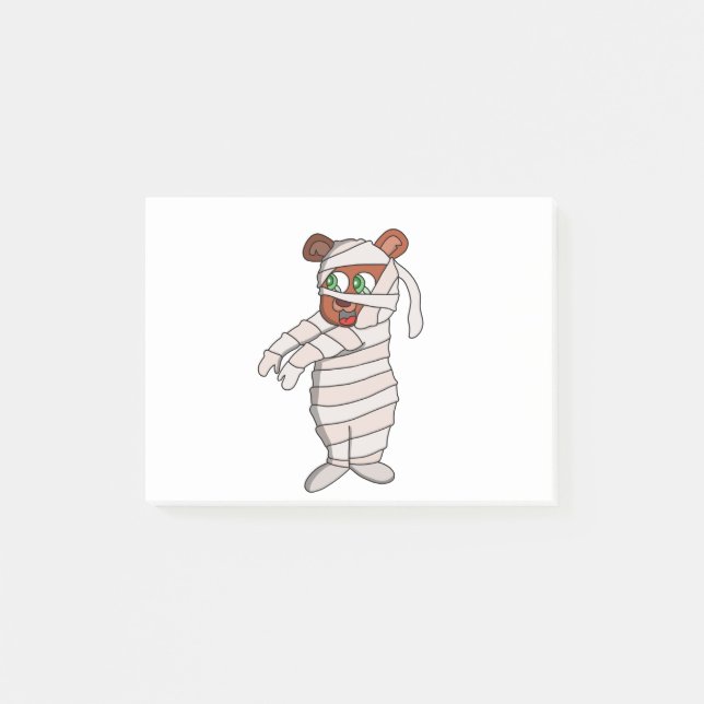 Notas Post-it® Mummy Bear (Anverso)