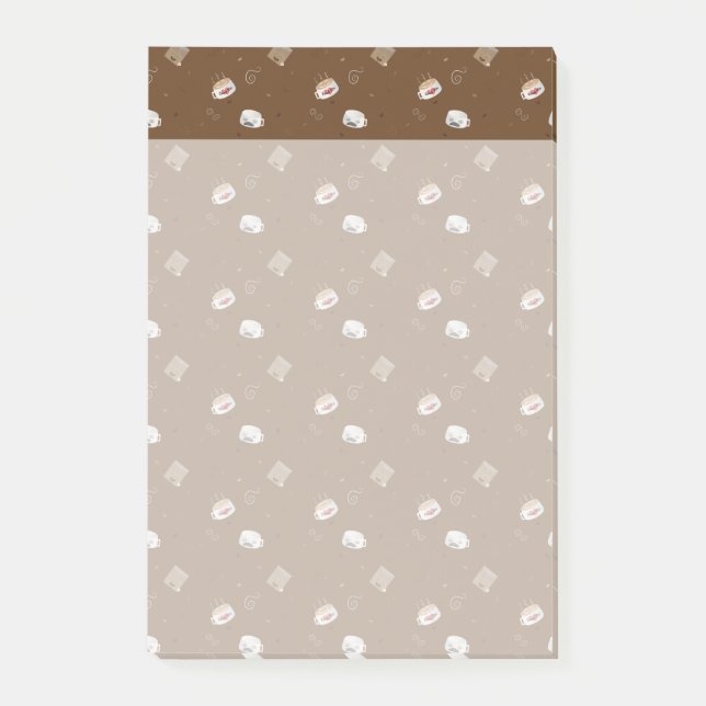 Notas Post-it® Mundo cafeinado (Anverso)