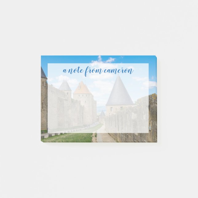 Notas Post-it® Murallas medievales de Carcassonne (Anverso)