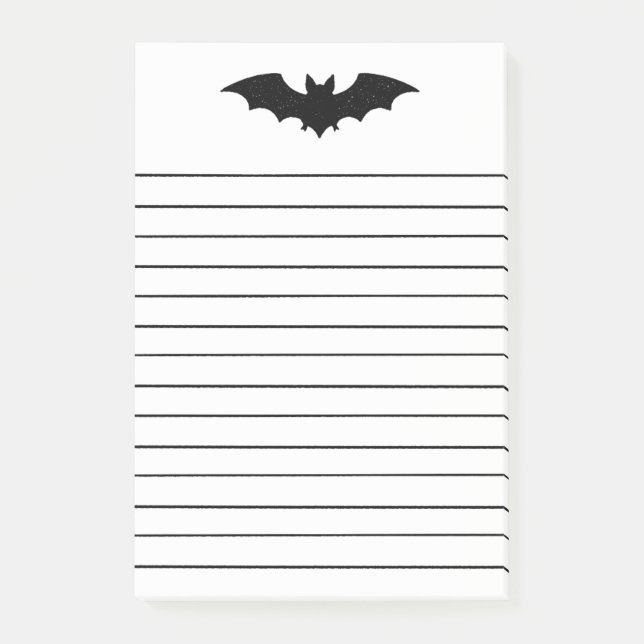 Notas Post-it® Murciélago (Anverso)