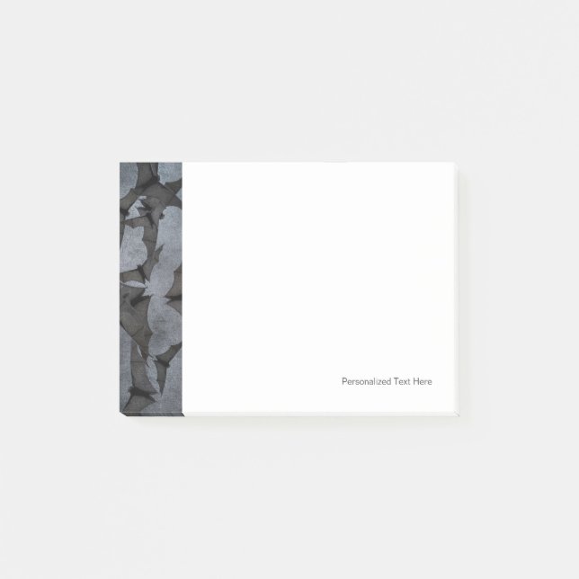 Notas Post-it® Murciélagos En El Oscuro Cielo Nublado (Anverso)