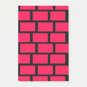 NOTAS POST-IT® MURO DE LADRILLO ROJO