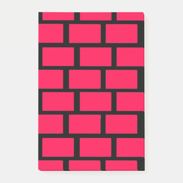 NOTAS POST-IT® MURO DE LADRILLO ROJO (Anverso)