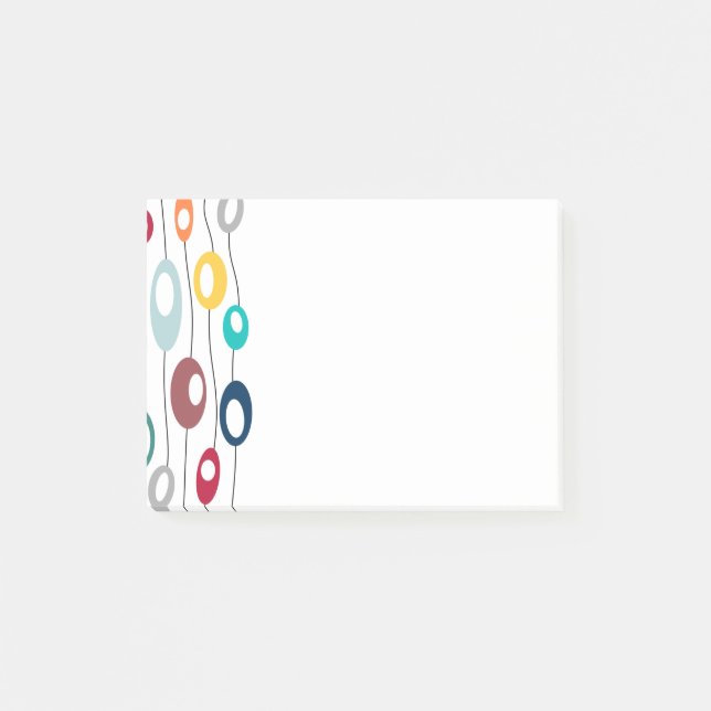 Notas Post-it® Muro de Ovalos (Anverso)