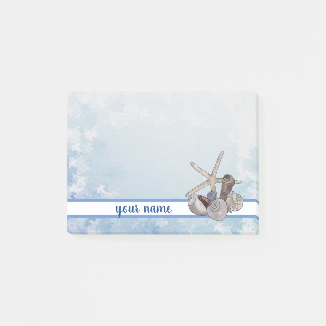 Notas Post-it® Muscheln und Seestern (Anverso)