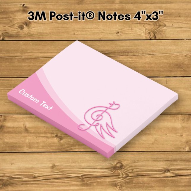 Notas Post-it® Música del pájaro rosa (Subido por el creador)