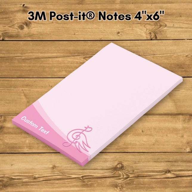 Notas Post-it® Música del pájaro rosa (Subido por el creador)