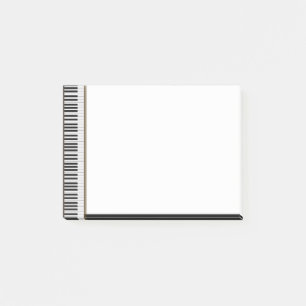 Notas Post-it® Música musical del teclado del piano