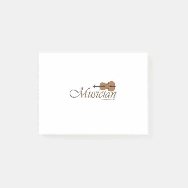 Notas Post-it® Músico (Anverso)