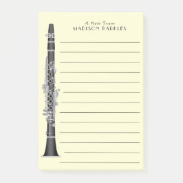 Notas Post-it® Músico Clarinet Music Teacher Band