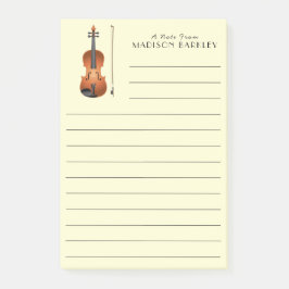 Notas Post-it® Músico de Viola Violin Music Teacher