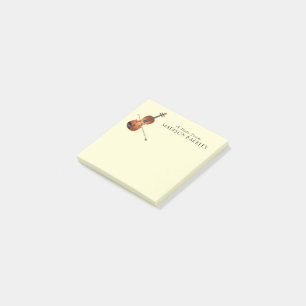 Notas Post-it® Músico de Viola Violin Music Teacher