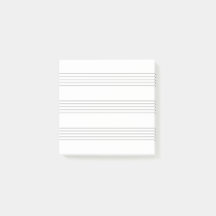 Musik Notenlinien, minimalistisch, quadratisch