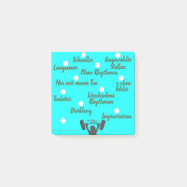 Notas Post-it® Musikunterricht - Instrumentalunterricht - Üben